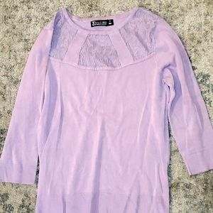 New York & Company Lilac sweater